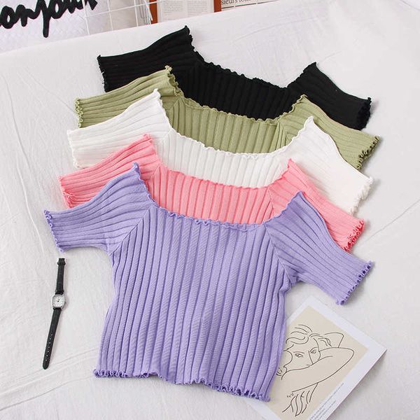 ribbed women tank solid candy color off shoulder stretchy knitted ruched harajuku camis w810 210526, White
ribbed women tank solid candy color off shoulder stretchy knitted ruched harajuku camis w810 210526, White