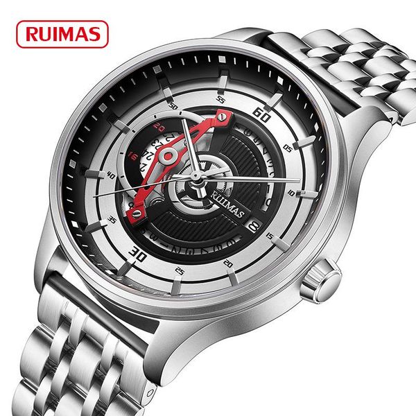wristwatches ruimas men's mechanical watches business casual automatic winding 50m waterproof watch stainless steel sapphire mirror, Slivery;brown
wristwatches ruimas men's mechanical watches business casual automatic winding 50m waterproof watch stainless steel sapphire mirror, Slivery;brown