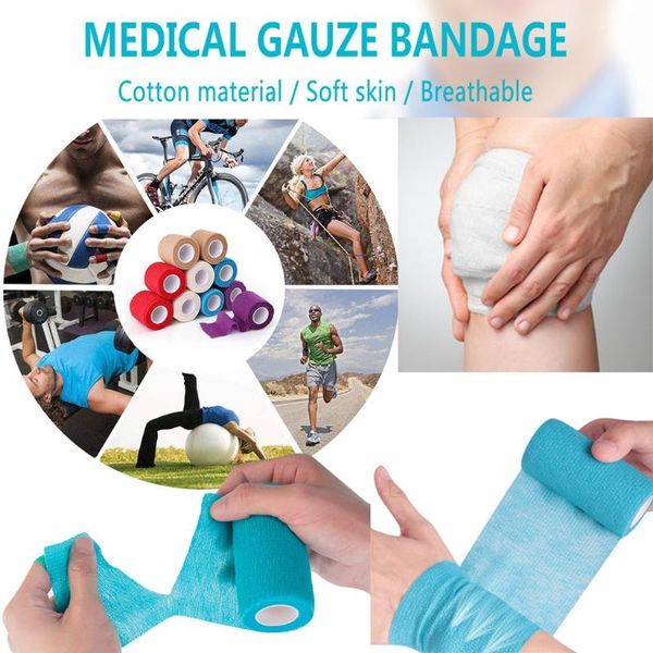 accessories 24pcs color multi-size elastic 5cm*4.5m compression fixed sports knee pad
accessories 24pcs color multi-size elastic 5cm*4.5m compression fixed sports knee pad