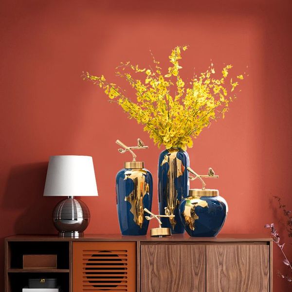 vases light luxury vase ceramic furnishing chinese style living room arrangement cabinet creative flower table decorations
vases light luxury vase ceramic furnishing chinese style living room arrangement cabinet creative flower table decorations