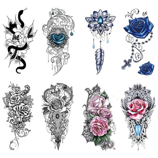 tattoo paste emmy xqb lace blue rose feather totem plain flower hand-painted geometric pattern waterproof
tattoo paste emmy xqb lace blue rose feather totem plain flower hand-painted geometric pattern waterproof
