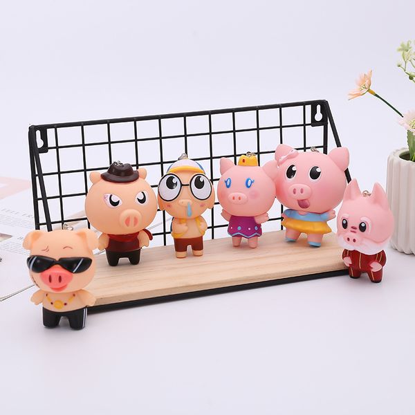 keychains korean cartoon cute pig key chain car leather rope bell bag pendant gift, Silver
keychains korean cartoon cute pig key chain car leather rope bell bag pendant gift, Silver