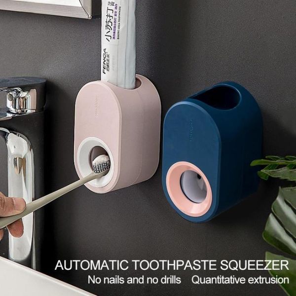 wall-mounted automatic toothpaste dispenser squeezer holder storage shelf lazy extrusion bathroom accessories tool toothbrush holders
wall-mounted automatic toothpaste dispenser squeezer holder storage shelf lazy extrusion bathroom accessories tool toothbrush holders