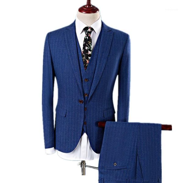 men's suits & blazers pants vest sets / nice business casual striped suit jacket coat trousers waistcoat, White;black
men's suits & blazers pants vest sets / nice business casual striped suit jacket coat trousers waistcoat, White;black