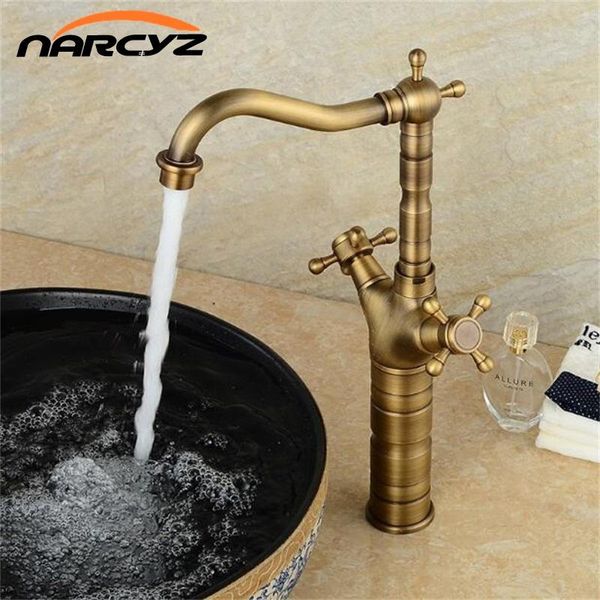 bathroom sink faucets basin antique brass faucet 360 degree swivel spout double cross handle bath kitchen mixer taps xt946
bathroom sink faucets basin antique brass faucet 360 degree swivel spout double cross handle bath kitchen mixer taps xt946