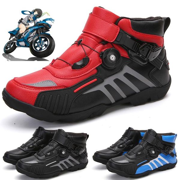 professional motorcycle boots protective gear riding shoes cycling non-slip travel ankle footwear, Black
professional motorcycle boots protective gear riding shoes cycling non-slip travel ankle footwear, Black