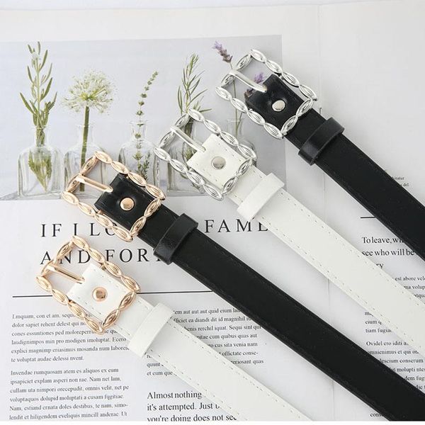 belts fashion punk women golden silver buckle pu leather waist strap vintage belt all-match black designer female waistband, Black;brown
belts fashion punk women golden silver buckle pu leather waist strap vintage belt all-match black designer female waistband, Black;brown