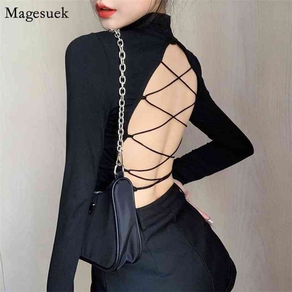 spring long sleeve shirts women cross bandage tight backless corset cotton casual solid t-shirt summer 12849 210512, White
spring long sleeve shirts women cross bandage tight backless corset cotton casual solid t-shirt summer 12849 210512, White