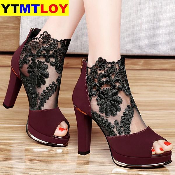 dress shoes summer mesh peep toe sandals heels single women in europe america spring pumps gauze mujer platform, Black
dress shoes summer mesh peep toe sandals heels single women in europe america spring pumps gauze mujer platform, Black