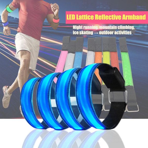 elbow & knee pads 1 pair led bracelet luminous arm band light bracelets for night running sports lmh66, Black;gray
elbow & knee pads 1 pair led bracelet luminous arm band light bracelets for night running sports lmh66, Black;gray