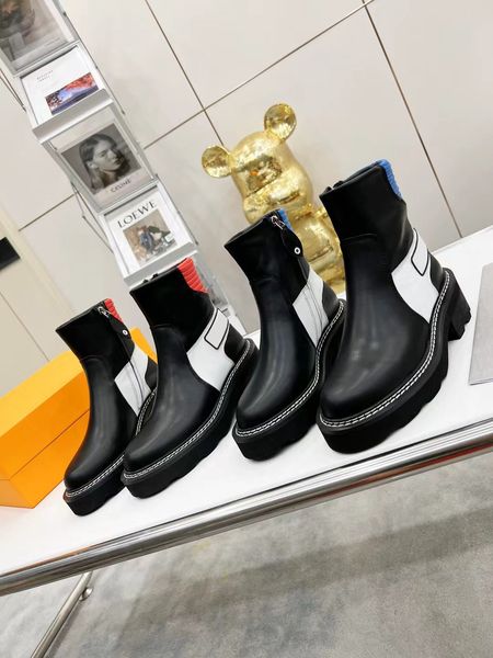 2022 women's designer leather women boots desert bootss leathers rough winter designers shoes high heel shoelace box, Black
2022 women's designer leather women boots desert bootss leathers rough winter designers shoes high heel shoelace box, Black