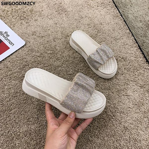 slippers platform shoes woman crystal ladies slides women designer summer 2021 beach zapatos mujer, Black
slippers platform shoes woman crystal ladies slides women designer summer 2021 beach zapatos mujer, Black