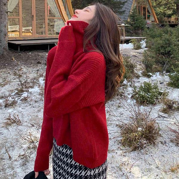 3colors autumn winter korean style knitted sweaters womens loose short turtleneck sweater and pullovers (c8678) 210423, White;black
3colors autumn winter korean style knitted sweaters womens loose short turtleneck sweater and pullovers (c8678) 210423, White;black