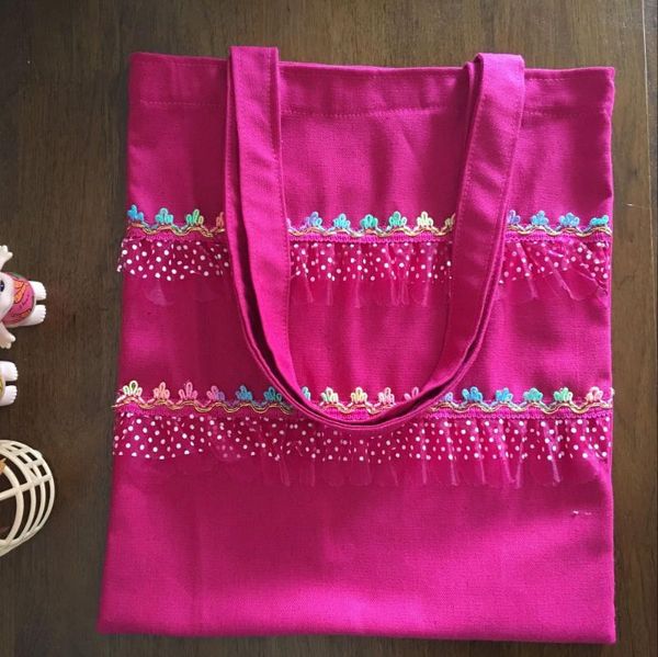 shopping bags yile fashion unique rosy cotton canvas tote shoulder bag pleated trim 715f
shopping bags yile fashion unique rosy cotton canvas tote shoulder bag pleated trim 715f