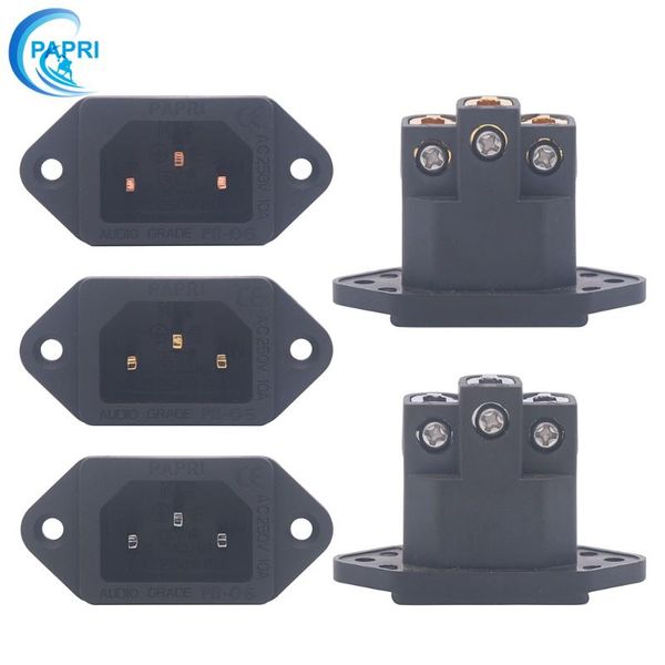 smart power plugs papri 1pc high end pure copper socket iec320 c14 3pin male plug connector cord inlet receptacle gold rhodium
smart power plugs papri 1pc high end pure copper socket iec320 c14 3pin male plug connector cord inlet receptacle gold rhodium