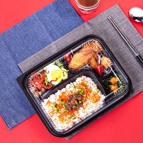 disposable rectangular five-grid sushi box platter divided grid plastic takeaway packaging take out containers
disposable rectangular five-grid sushi box platter divided grid plastic takeaway packaging take out containers