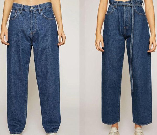 women jeans pants 2021 autumn and winter products retro casual mid-high waist thin belt nine-point denim trousers women's, Blue
women jeans pants 2021 autumn and winter products retro casual mid-high waist thin belt nine-point denim trousers women's, Blue
