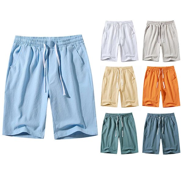 shorts summer men's casual shorts elastic waist drawstring slim beach pants, White;black
shorts summer men's casual shorts elastic waist drawstring slim beach pants, White;black