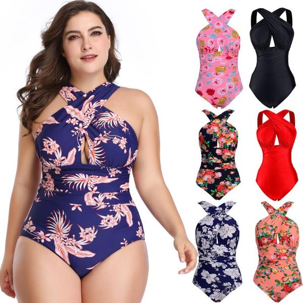 women push up swimwear one piece plus size swimsuit female swim swimming bathing suits larges big hanging neck beachwear one-piece
women push up swimwear one piece plus size swimsuit female swim swimming bathing suits larges big hanging neck beachwear one-piece