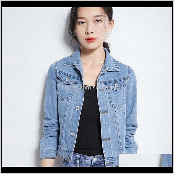 jackets outerwear & womens clothing apparel drop delivery 2021 yocalor autumn fashion blue jeans hand brush long sleeve stretch short women, Black;brown
jackets outerwear & womens clothing apparel drop delivery 2021 yocalor autumn fashion blue jeans hand brush long sleeve stretch short women, Black;brown