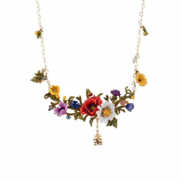 fashion plant enamel daisy flower necklace women wedding party jewelry animal pendant gold color chain collar gift, Silver
fashion plant enamel daisy flower necklace women wedding party jewelry animal pendant gold color chain collar gift, Silver