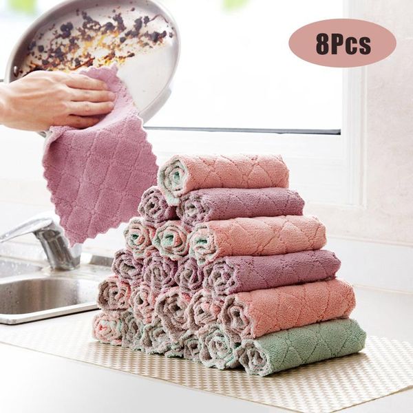 towel 8pcs microfiber kitchen soft absorbent dish non-stick oil washing rag tableware household cleaning tools
towel 8pcs microfiber kitchen soft absorbent dish non-stick oil washing rag tableware household cleaning tools