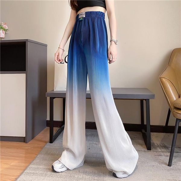 women's pants & capris high waist gradient color wide-leg summer thin western style all-matching internet celebrity ice silk mop, Black;white
women's pants & capris high waist gradient color wide-leg summer thin western style all-matching internet celebrity ice silk mop, Black;white