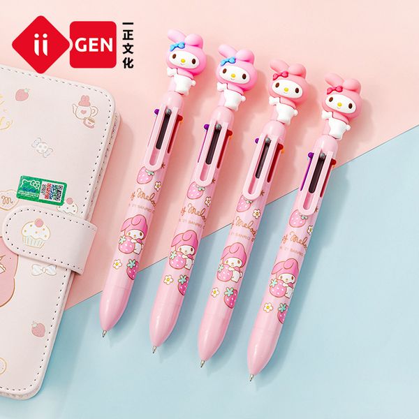 one regular stationery melody 6-color / 8- hand account pen lovely six ball point cartoon writing marker, Blue;orange
one regular stationery melody 6-color / 8- hand account pen lovely six ball point cartoon writing marker, Blue;orange