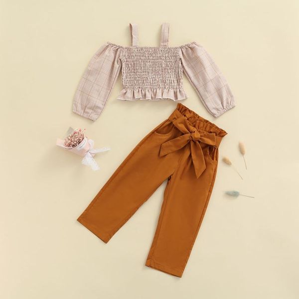 clothing sets 3pcs fashion toddler baby girls casual clothes set off shoulder blouse pleated pullover + long pants and waistband autumn outf, White
clothing sets 3pcs fashion toddler baby girls casual clothes set off shoulder blouse pleated pullover + long pants and waistband autumn outf, White