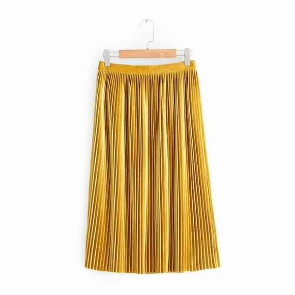 skirts women-s autumn-winter velvet pleated midi ladies festival elegant party skirt girls yellow-green thick soft warm faldas, Black
skirts women-s autumn-winter velvet pleated midi ladies festival elegant party skirt girls yellow-green thick soft warm faldas, Black