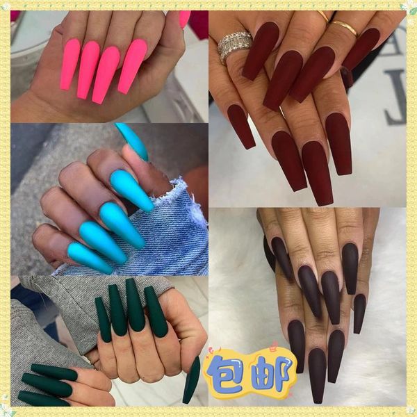false nails 24pcs/set full cover fake artificial press on long ballerina nail coffin art tips manicure tool, Red;gold
false nails 24pcs/set full cover fake artificial press on long ballerina nail coffin art tips manicure tool, Red;gold
