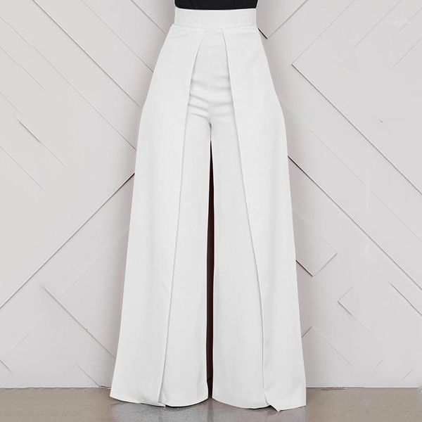 women's pants & capris elegant high waist trousers 2021 autumn winter white black office baggy long back zipper wide leg pantalon femme, Black;white
women's pants & capris elegant high waist trousers 2021 autumn winter white black office baggy long back zipper wide leg pantalon femme, Black;white