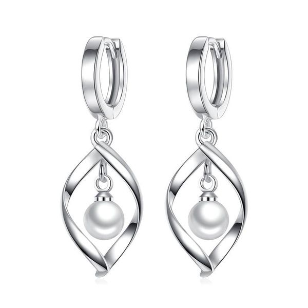 dangle & chandelier elegant cute creative tactfully twisted love drop earrings small huggies with imitation pearl charming romantic earring, Silver
dangle & chandelier elegant cute creative tactfully twisted love drop earrings small huggies with imitation pearl charming romantic earring, Silver