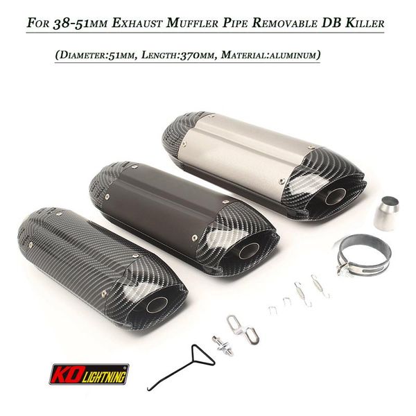 motorcycle exhaust system vent muffler tubes refit tip pipe with removable db killer escape silp on for 38-51mm
motorcycle exhaust system vent muffler tubes refit tip pipe with removable db killer escape silp on for 38-51mm