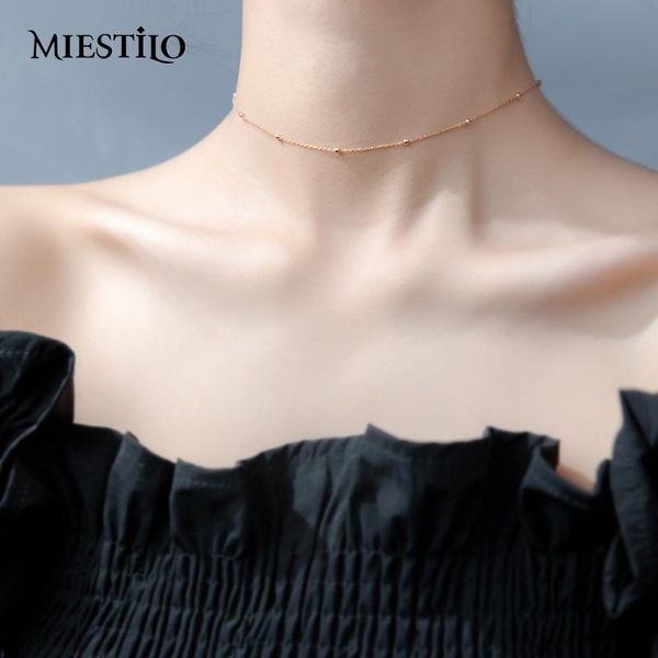 minimalism 925-sterling-silver trendy silver chocker beads necklaces sterling-silver-jewelry modern jewelry accessories chokers, Golden;silver
minimalism 925-sterling-silver trendy silver chocker beads necklaces sterling-silver-jewelry modern jewelry accessories chokers, Golden;silver