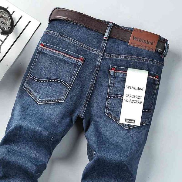 jeans 2021 spring and autumn a variety of styles elastic men's stretch-fit jeans business casual classic style, Blue
jeans 2021 spring and autumn a variety of styles elastic men's stretch-fit jeans business casual classic style, Blue