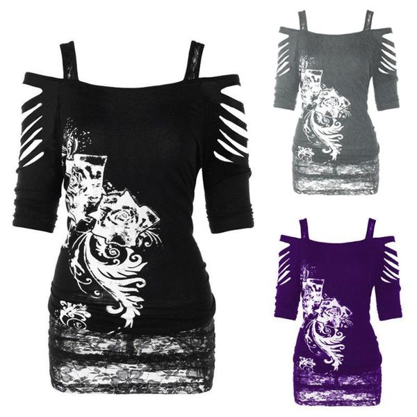 women's t-shirt women tshirt large size off shoulder ladies t shirt 2021 summer loose female tee shirts floral print plus #t1q, White
women's t-shirt women tshirt large size off shoulder ladies t shirt 2021 summer loose female tee shirts floral print plus #t1q, White