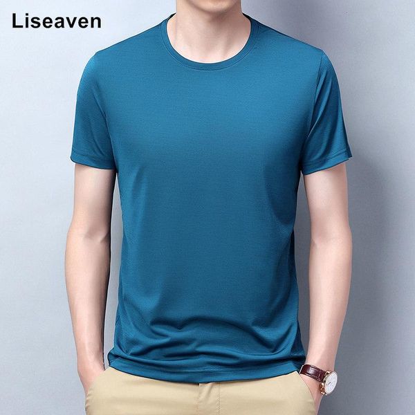 liseaven 2021 men's t-shirt fashion round neck short sleeve t-shirts summer solid color t shirt men clothes, White;black
liseaven 2021 men's t-shirt fashion round neck short sleeve t-shirts summer solid color t shirt men clothes, White;black