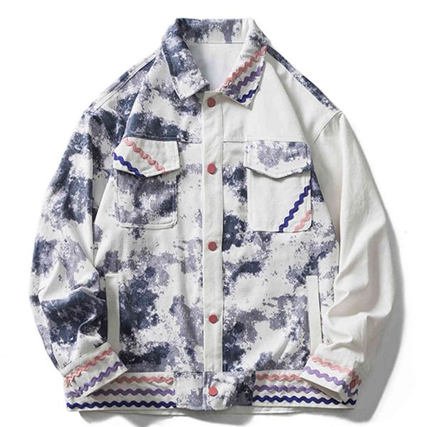 men's jackets male blue jacket, hip hop, streetwear, with multiple pockets, tie-dye, shredder casual cargo autumn 2021, harajuku, Black;brown
men's jackets male blue jacket, hip hop, streetwear, with multiple pockets, tie-dye, shredder casual cargo autumn 2021, harajuku, Black;brown