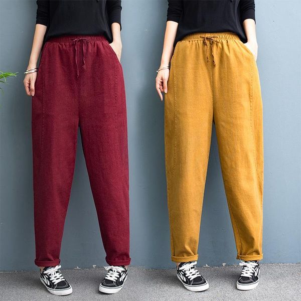 women's pants & capris style washed linen cotton trousers fall/winter wear loose casual plus size women nine-point leggings, Black;white
women's pants & capris style washed linen cotton trousers fall/winter wear loose casual plus size women nine-point leggings, Black;white