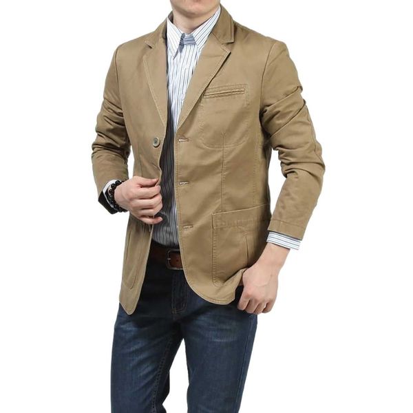 men's suits & blazers fashion mens casual cotton coat military jacket v-neck brand clothing spring autumn male zxog, White;black
men's suits & blazers fashion mens casual cotton coat military jacket v-neck brand clothing spring autumn male zxog, White;black