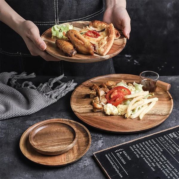 dishes & plates round acacia wood dish grade saucer tea tray fruit sushi table ware cake snack decoration tableware set
dishes & plates round acacia wood dish grade saucer tea tray fruit sushi table ware cake snack decoration tableware set