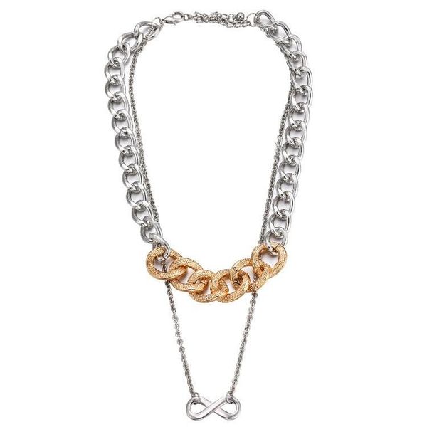 chains textured gold silver color patchwork link chain choker multilayers infinity charm pendant tassel necklace women party jewelry
chains textured gold silver color patchwork link chain choker multilayers infinity charm pendant tassel necklace women party jewelry