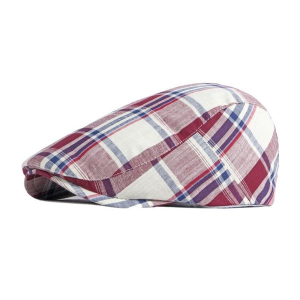 berets classic plaid hat for men women spring summer duckbill peaked cap female checkered stylish sboy gorras hombre, Blue;gray
berets classic plaid hat for men women spring summer duckbill peaked cap female checkered stylish sboy gorras hombre, Blue;gray