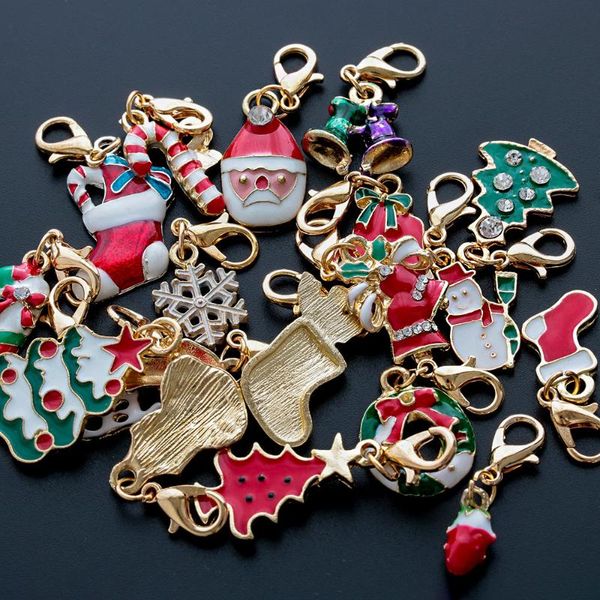 christmas decorations 19/20pcs enamel decoration tree bell snowman keychains alloy lobster buckle clasp charms keyring
christmas decorations 19/20pcs enamel decoration tree bell snowman keychains alloy lobster buckle clasp charms keyring