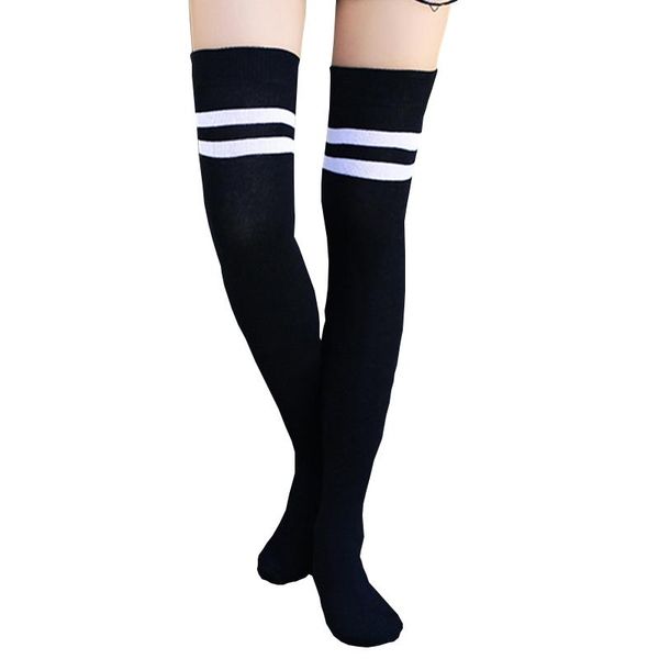 pairs over knee thigh socks knee-high warm stocking women casual athlete striped boot sock daily wear cosplay kawaii sports, Black
pairs over knee thigh socks knee-high warm stocking women casual athlete striped boot sock daily wear cosplay kawaii sports, Black