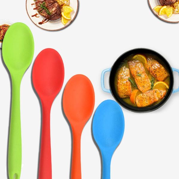 spoons kitchen silicone spoon cream butter cake spatula mixing batter scraper brush mixer brushes baking tool kitchenware
spoons kitchen silicone spoon cream butter cake spatula mixing batter scraper brush mixer brushes baking tool kitchenware