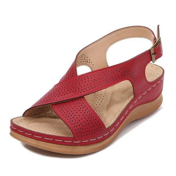 sandals 2021 women's wedge heel casual large size shoes solid color high heels european and american models, Black
sandals 2021 women's wedge heel casual large size shoes solid color high heels european and american models, Black