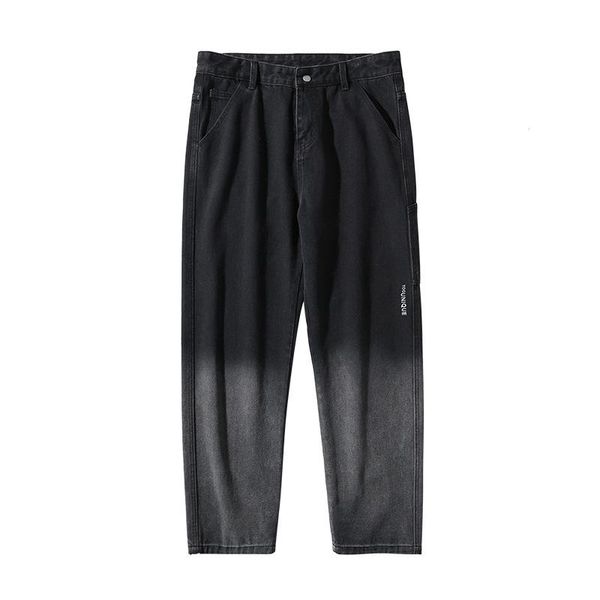 men's jeans spring autumn fashion mens loose pants wide-leg gradient embroidery stitching trousers trend summer daily -40, Blue
men's jeans spring autumn fashion mens loose pants wide-leg gradient embroidery stitching trousers trend summer daily -40, Blue