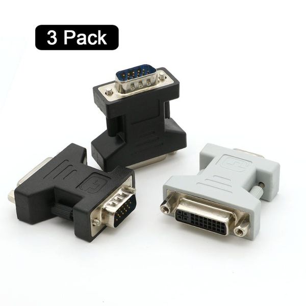 cable adapter dvi female to vga male 24+5 pin 15 converter for gaming, dvd, lap hdtv and projector video cables & connectors
cable adapter dvi female to vga male 24+5 pin 15 converter for gaming, dvd, lap hdtv and projector video cables & connectors